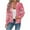 #0404-Red, variant on Ailaofu New Sequin Hoodie for Women, Long Sleeve Loose Fit Casual Jackets Fashion Full Zip Sparkly Coat Relaxed Fit Daily Wear