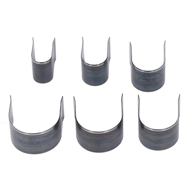 Molde para cortar cuero, 6 piezas, molde para troquelado de cuero, troquel de perforación, troquel de corte de cuero, diseño personalizado