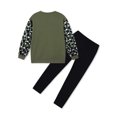 thumbnail image 3 of Usaibhir Girls Clothes Girl Print Long Sleeve Pullover Sweatshirt and Leggings 2PC Girls Outfits Fall 6-14T, 3 of 8