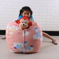 thumbnail image 3 of Yiailnter Housse de Fauteuil Poire de Rangement pour Peluches d'Enfants 16 Pouces avec Toile Durable et Design Imprimé Coloré, Multi-Usage (Ensemble de 1), 3 of 5