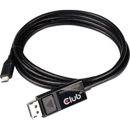 Club 3D USB Type C Cable to DP 1.4 8K60Hz M/M 1.8m/5.9ft - 5.91 ft DisplayPort/USB Video/Data Transfer Cable for Projector, TV, Monitor, Audio Device, Tablet, MacBook Pro, MacBook, Notebook - First (Best Monitor For Mac Pro)