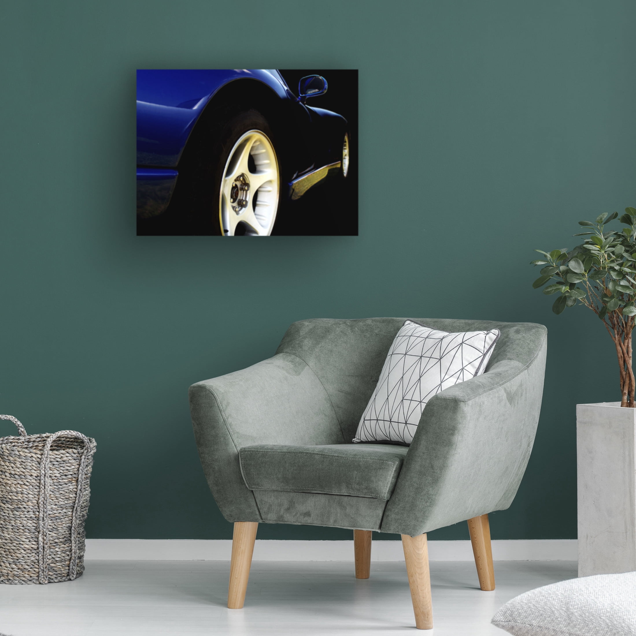 Canvas Wall Art - Clive Branson '97 Viper' Wall Art for Living Room, Bedroom, or Office Décor by Trademark Fine Art - 32 x 24 Inches