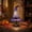 A, variant on Battery Operated Witch Hat Hanging Light, Seasonal Hanging Halloween Light, For Bedroom, Desk, Mantel, Shelf, Window, Party Room And Halloween Home Decor, Easy To Style Decor