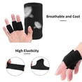 thumbnail image 2 of 10pcs Finger Sleeves Brace Finger Support Breathable Elastic Finger Protector for Relieving Pain Sports Basketball, 2 of 8