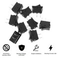 thumbnail image 4 of KAKOWELY rocker switch 10pcs 2Pin Toggle Switch On/Off Mini Boat Rocker Switch Car Auto Boat Round Rocker Snap0.83"X0.59"X0.59", 4 of 5