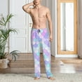 thumbnail image 6 of Lsque Rainbow Scales Print Men's Pajama Pants, Lounge Pant - Comfortable Home Wear,Elastic Waistband, Stylish Design-XX-Large, 6 of 9