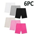 thumbnail image 2 of HomeDM 6 Pack Girls Shorts Casual Bike Shorts Athletic Dance Under Dress Clothes for Kids 6 Pack, 2 of 4