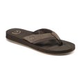 thumbnail image 2 of Cobian Men's Water Friendly Draino 2 Flip Flops, Chocolate, 11, 2 of 4