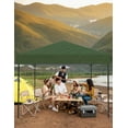 thumbnail image 5 of WPOND 10'x10' Pop Up Canopy Tent, Waterproof and UV Protection, 4 Sandbags,Instant Portable and Adjustable Shelter for Deck, Backyard, Garden, Patio,Lawns,Outdoor Activities, Green, 5 of 8