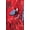 Red, variant on Spider-Man Men's Oversized Graphic Print Tee with Short Sleeves, Sizes S-3XL