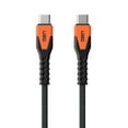 thumbnail image 6 of UAG Rugged Kelvar Core USB-C to USB-C Cable 5ft/1.5m 60W Power Delivery PD Reinforced Fast Charging Cable for iPhone 17/16/15, MacBook, iPad Pro, Samsung Galaxy S25/S24/S23, Black/Orange, 6 of 7