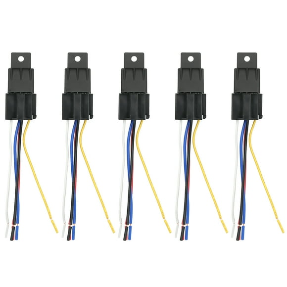 LED Flasher Relay Module, 5Pcs Turn Light Relay Module, DC12V 40A Shockproof Plug And Play Truck For Car Automotive Automobile
