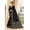Black, variant on Women's Litchi Silk Designer Banarasi Saree (Rukmani Navy Blue)