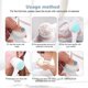 thumbnail image 3 of Silicone Manual Dual Face Wash Brush for Deep Pore Exfoliator Massager, 3 of 5