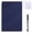 Dark blue, variant on Reusable Erasable Whiteboard Notebook, Portable Dry Erase Notebook for Home, Office & School, Dry Erase Notepad Set, Pink, 9.36*6.55 inch, By Preplabs