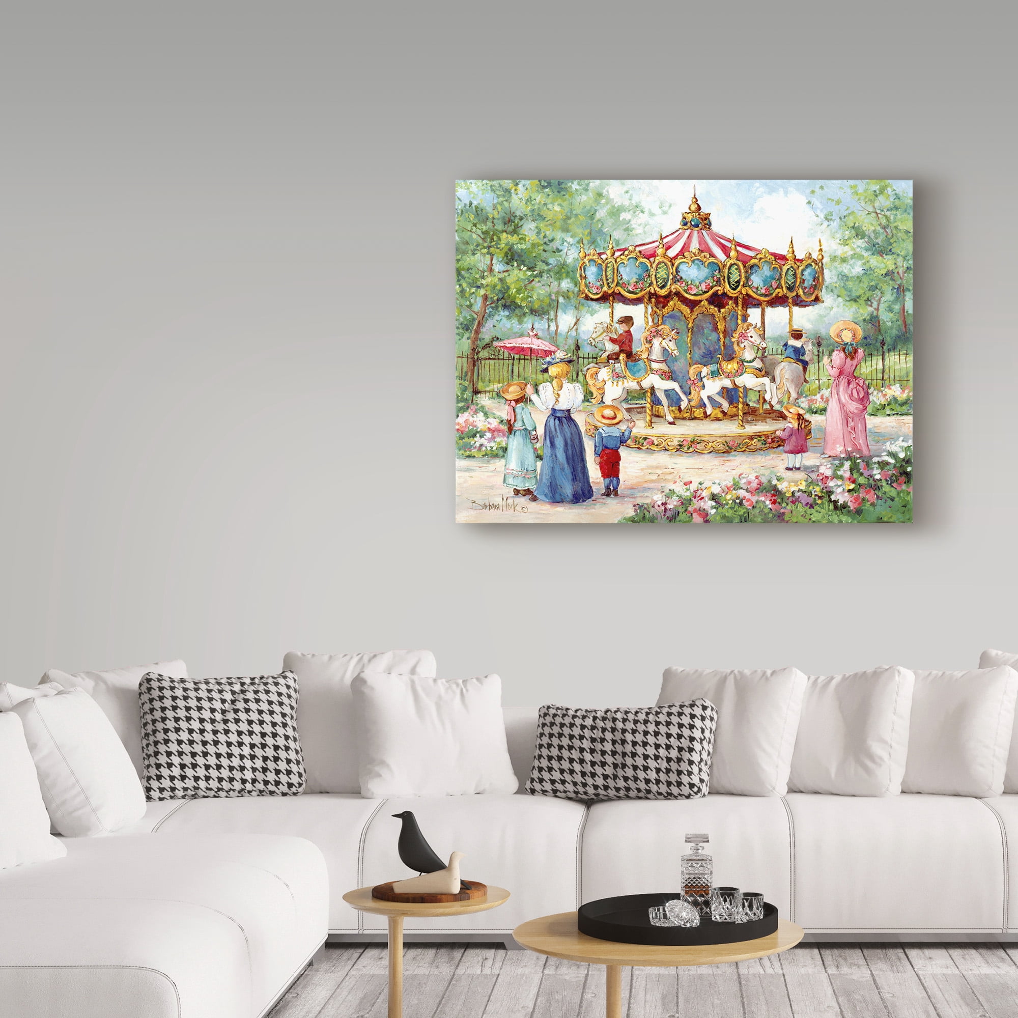 Trademark Fine Art 'Magical Horses' Canvas Art by Barbara Mock