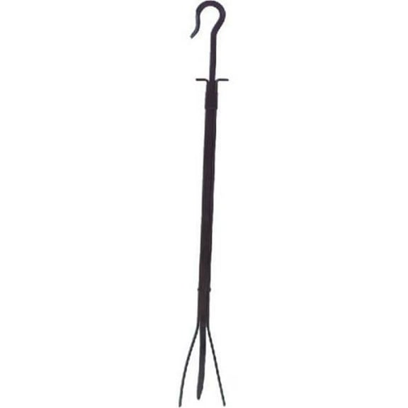 Dagan TONG-2 Individual Hearth & Fire Pit Tool with Hook Handle - Tong, Black