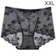 thumbnail image 1 of Bragas de encaje Mujeres Sexy Calzoncillos sin costuras huecos Cintura media Levantamiento de cadera Ropa interior transpirable, Negro, XXL kenally AP001201-12B, 1 of 7