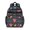 Football and Rugby Navy Pattern, variant on Football and Rugby Navy Pattern Cute School Backpack Bag for School with Padded Back and Adjustable Shoulder Straps 15.25"x11.5"x5.25"