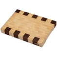thumbnail image 3 of Piano Cutting Board Maple & Walnut Wood End Grain Handmade, 3 of 7