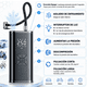 thumbnail image 4 of Compresor De Aire Eléctrico Portátil Inflador De Llantas Inalámbrico De Alta Potencia 150 Psi Y 120w, Batería Recargable Portátil 12000mah Power Bank, 4 of 10