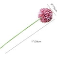 thumbnail image 2 of Burgundy Fake Flowers Artificial Chrysanthemum Ball Silk Flowers Fall Flowers 1" for Mother's Day Easter Home Kitchen Wedding Decorations, 2 of 5