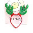 thumbnail image 3 of Diademas de aro para el pelo de muñeco de nieve, asta de Reno, diadema elástica navideña, accesorio para foto, regalo de Navidad, accesorios de bandas para el cabello, 3 of 4