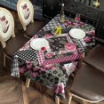 thumbnail image 2 of Pioneer Flower Floral Print Pattern Rectangle Tablecloth 60"x102",Waterproof Polyester Rectangle Table Cloth, Wipeable Spillproof Polyester Tablecloth for Dining, Camping, Indoor and Outdoor, 2 of 6
