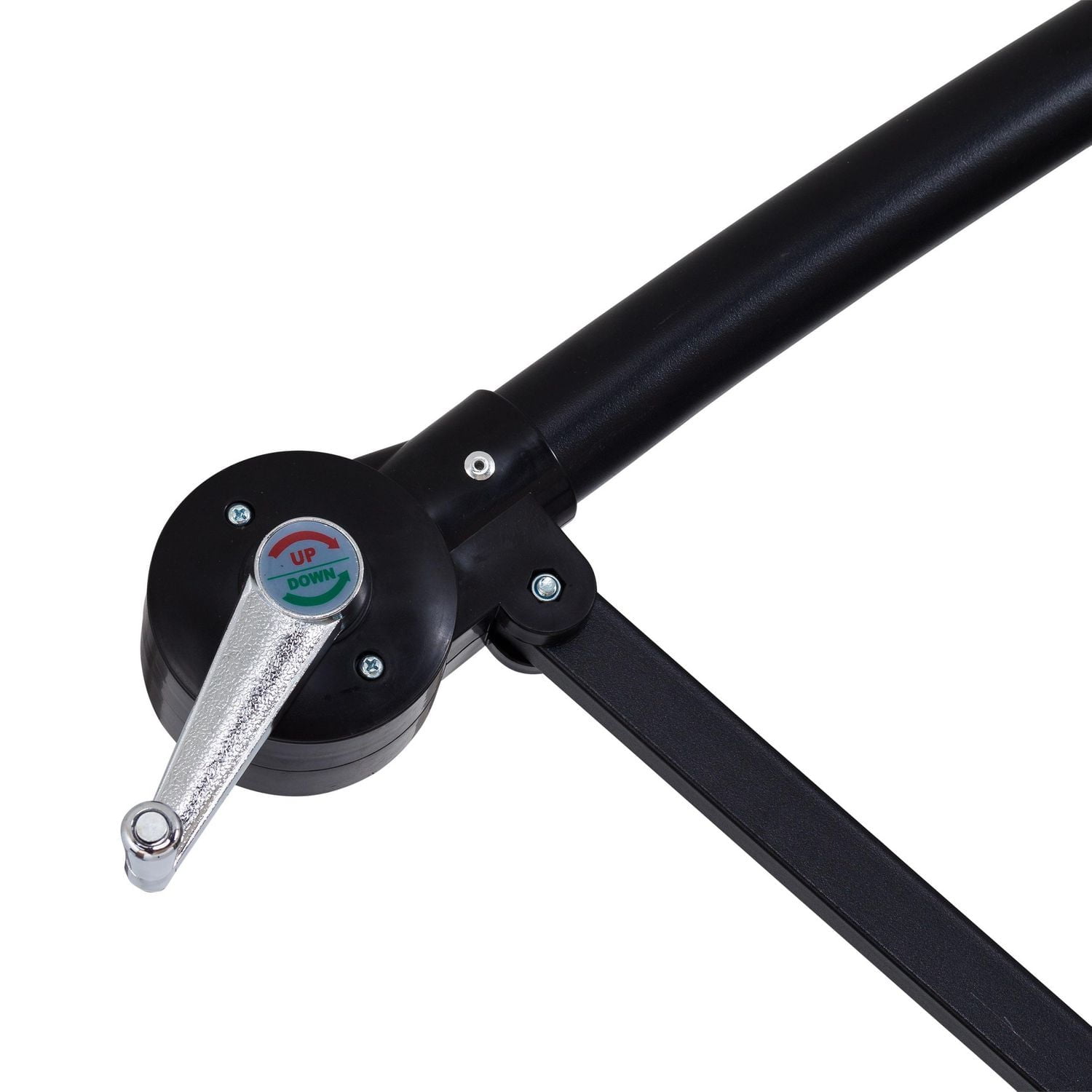 Parasol de terrasse inclinable en porte-à-faux CorLiving Persist de 2,7 m avec cadre en acier thermolaqué