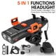 thumbnail image 2 of Faro bicicleta 5 en 1 LED Bicicleta Soporte delantero Lámpara Cuerno Soporte para teléfono móvil Adv WEST BIKING  Faro bicicleta, 2 of 7