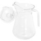 thumbnail image 3 of Clear Acrylic Juice Pitcher, Food Safe Beverage Container, Heat Resistant Cold Water Kettle for Parties, Picnics & Family Gatherings with Easy Pour, 3 of 5