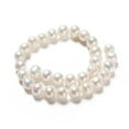 thumbnail image 4 of 6 strand Natural Cultured Freshwater Pearl Beads Strands Round Antique White 7~8x6~7mm Hole: 0.6mm 25pcs/strand 7.68 inch(19.5cm), 4 of 6