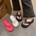 thumbnail image 3 of Zapatillas de mujer de 5 cm de tendencia con suela gruesa y diseño de espiga, zapatillas de EVA para mujer, zapatillas de verano para jardín perforadas, 3 of 5