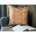 thumbnail image 4 of Cushion Cover, Beige Throw Pillow Covers, Textured Pintucks Solid Color Pillow Cover, 18x18 inch (45x45 cm) Pillow Case, Square Satin Pillow Covers, Modern Pillows Cover - Lush, 4 of 8