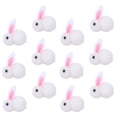 thumbnail image 4 of HOMOBABE Tiny Bunnies Plush Rabbit Doll White 12Pcs 2.2x2.2x1.2in, 4 of 6