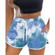 thumbnail image 1 of Pantalones cortos de entrenamiento para mujer con bolsillos Tie Dye Athletic Shorts Plain Lounge Shorts Xemadio WRMH-1343-1, 1 of 1