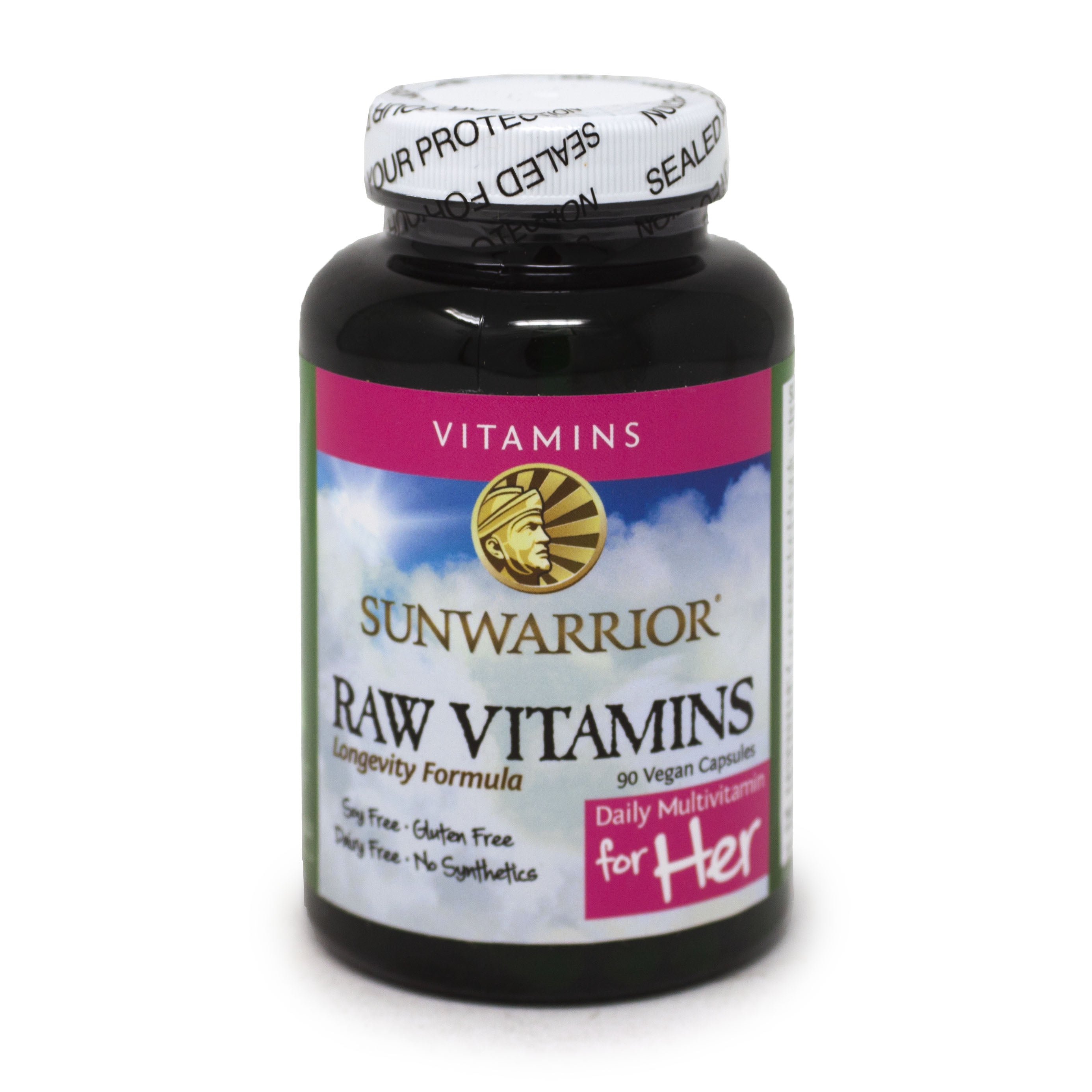 Raw Vitamins for Her by Sun Warrior 90 Capsules