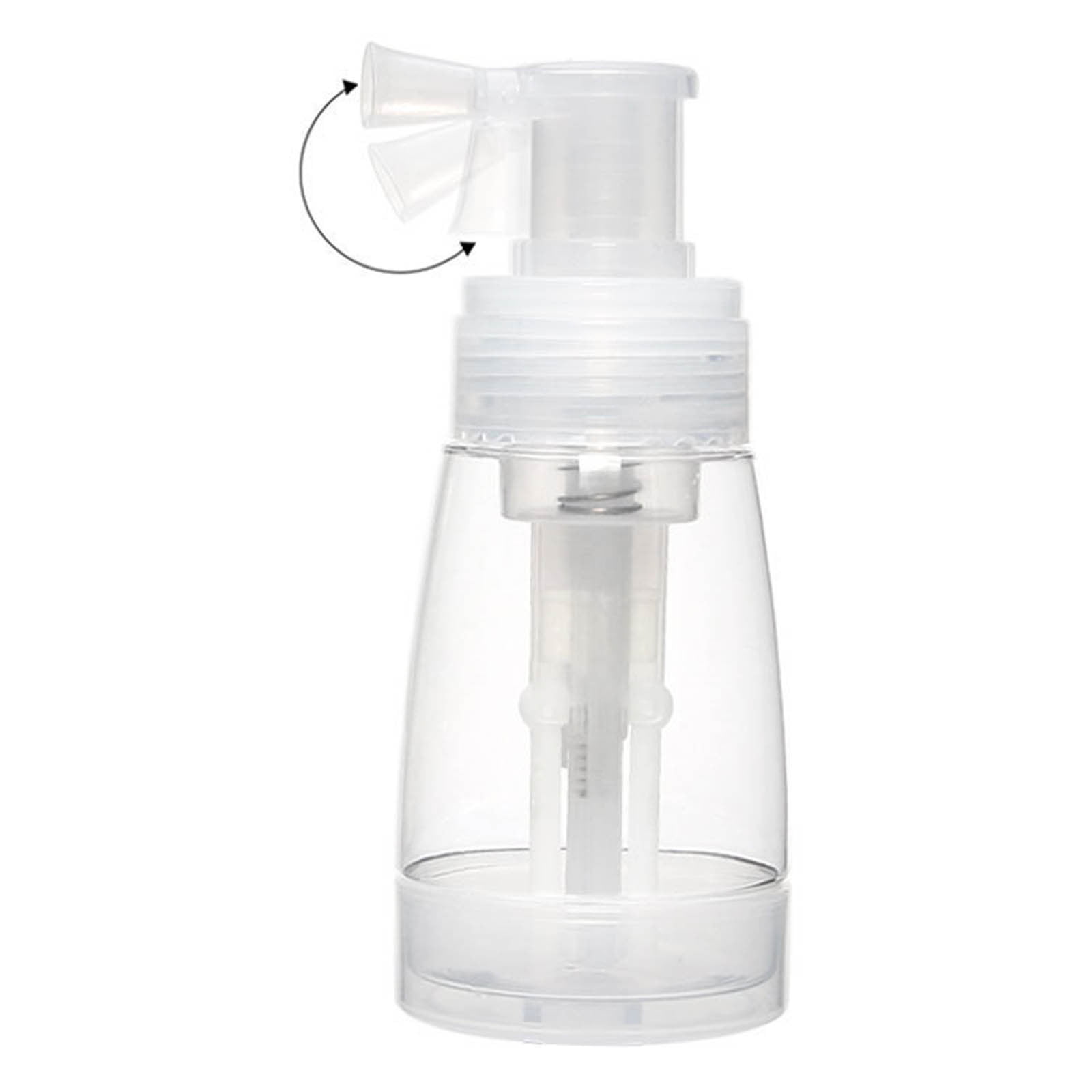 JilgTeok 5 Packs Powder Spray Bottle 180ml Refillable Powder Puffer Bottle for Dry Shampoo Loose Makeup Perfume Powder Travel Container Barber Accessories Plastic Dispenser