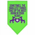 thumbnail image 1 of Sérigraphie Bandana Vert Lime Small, 1 of 1