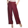 thumbnail image 5 of Pantalon de pierna ancha Roman Fashion / Juvenil, 9202 (Vino) vino M, 5 of 5