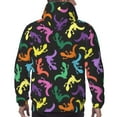 thumbnail image 7 of Salouo Colorful Lizards Pattern Men's Fall Hoodie Sweatshirt,Sport Hoodie with Pockets for Men Pullover Casual Hooded Sweatshirt-4X-Large, 7 of 7