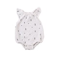 thumbnail image 1 of aturustex Newborn Girl Casual Jumpsuit Cartoon Cactus Radish Cherry Triangle Printed Flying Sleeve One-Piece Clothes Outwear Summer, 1 of 6