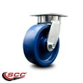 thumbnail image 2 of 6 Inch Kingpinless Solid Poly Wheel Swivel Top Plate Caster Service Caster Brand, 2 of 2