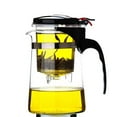 thumbnail image 5 of Clear Glass Teapot Tea Leaf Herbal Tea Pot Safe Clear Jug= Glass C1F5, 5 of 6