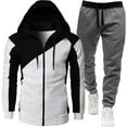 thumbnail image 1 of Survêtement pour Hommes 2024 Deux Pièces à Capuche, Ensemble de Sport Décontracté pour Course, Jogging et Activité, 1 of 2
