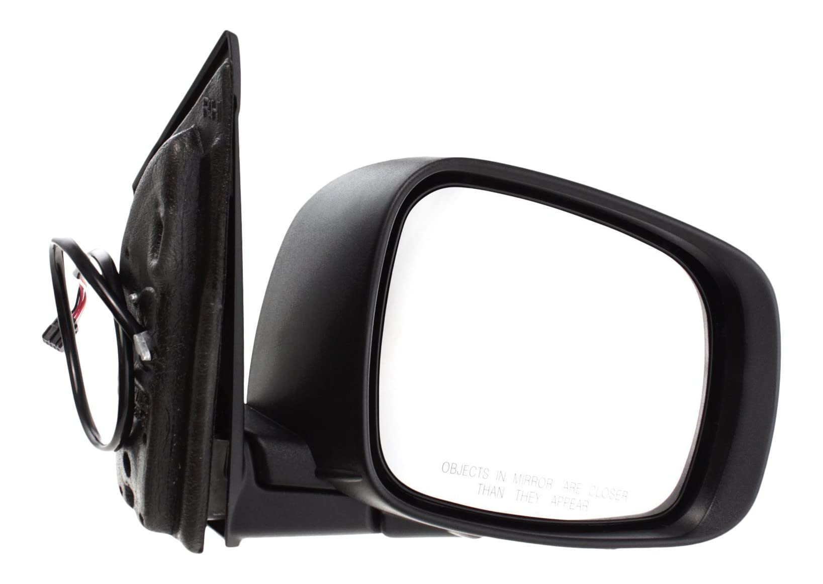 VR Auto Parts Mirror Flag Applique For Dodge Grand Caravan & Chrysler Town & Country (2008-2020) – Black, Direct Fit