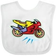 thumbnail image 3 of Inktastic Crotch Rocket Motorcycle Boys or Girls Baby Bib, 3 of 4