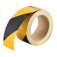 thumbnail image 3 of Unique Bargains Reflective Tape Yellow Black, 50mm x 25m, Outdoor Waterproof Warning Tape For Bikes, RV, and Boat Marking, 3 of 4
