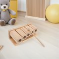 thumbnail image 4 of HONITANO Musical Instrument With Mallet Wooden Music Tools Khaki Interactive Learning For Family Bonding Set, 4 of 8