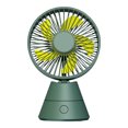 thumbnail image 1 of Up to 65% off Small Personal USB Desktop Fan Strong Wind And Silent Automatic Shaking Head, 1 of 1